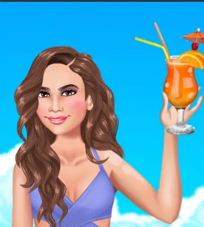Summer Beach Girl